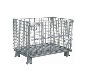 Industrial Rigid Wire Mesh Container Big Size  Large Load Capacity