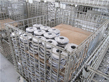 Powder Coated Wire Mesh Container  With Reinforced Under Structure
