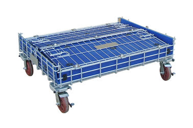 Hollow Plate Wire Mesh Storage Containers Collapsible Wire Container