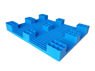 Single Faced Rackable Plastic Pallets Warehouse Storage Packing Use
