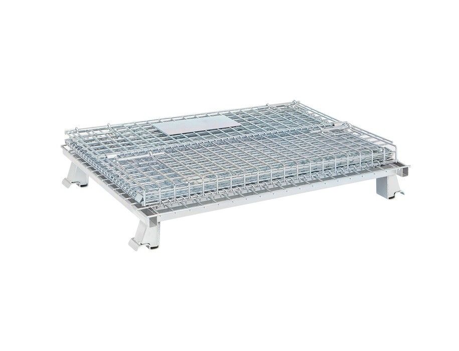 Galvanized Steel Wire Mesh Container High Strength  Foldable Space Saving