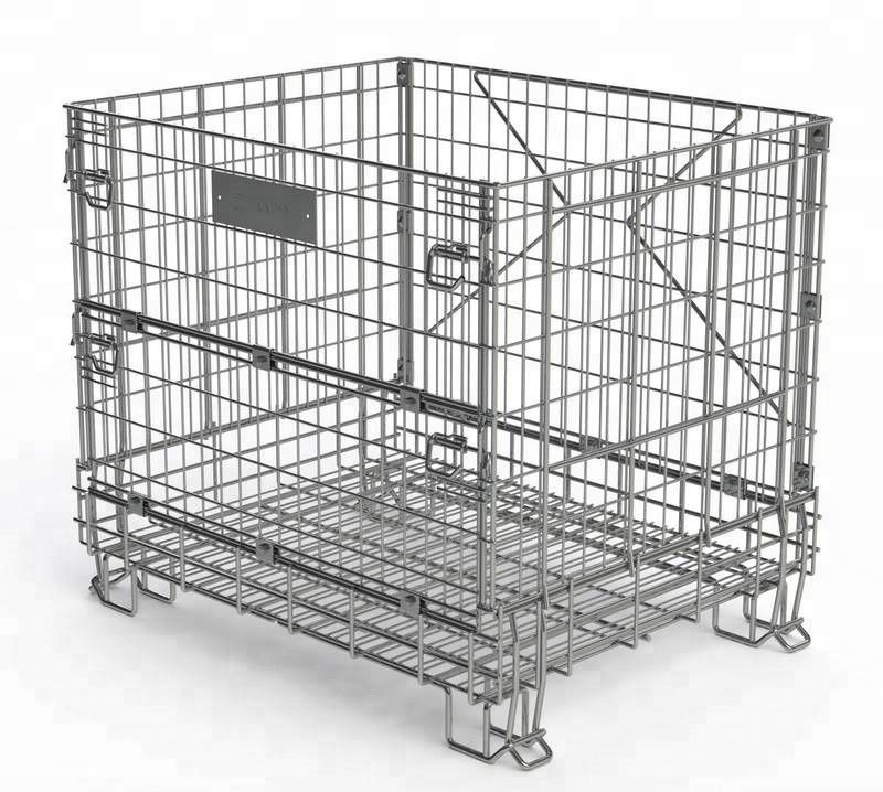 Wine Industry Heavy Duty Wire Mesh Boxes Customized Size And Color